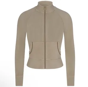 SKIMS LIMITED EDITION TRACK JACKET 'TAUPE' thumbnail 4