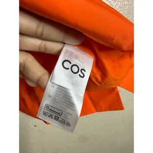 COS Voluminous Off-The-Shoulder Top in Bright Orange size 4 NWT thumbnail 8