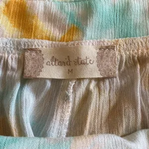 NWT altard state yellow blue tie dye shorts‎ M thumbnail 8