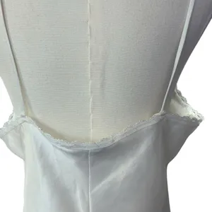 Vtg Val Mode Lingerie Baby Doll Fairy Party 80's White Lace Slip Dress USA Satin thumbnail 9
