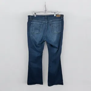 Levis 515 Boot Cut Jeans Mid Rise Denim Jeans Sz 14 Stretch Western 90s‎ thumbnail 2
