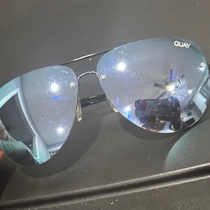 Quay Australia Black and Blue Sunglasses thumbnail 5