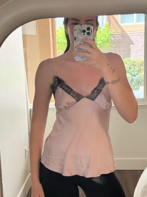 Baby Pink Vintage Slip Top thumbnail 2
