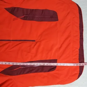 Free People FP Movement Climber Orange Fleece Oversized Jacket‎ Size L thumbnail 9