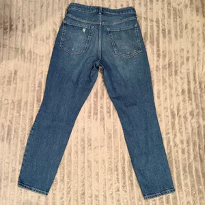 Old Navy OG Straight High Rise Distressed Jeans‎ Blue Size 6 thumbnail 8