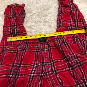 Victoria’s Secret Plaid Tartan Jogger Pajama Pants Red Pink Size Small‎ thumbnail 6