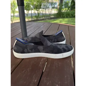 Rothy’s Women The Original Slip On Sneaker Blue Camo Knit Comfort Casual Size 10 thumbnail 6