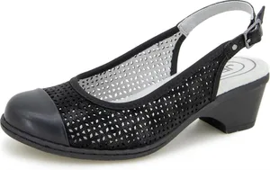 JBU Women's Mara Slingbacks Black Dress Pumps Size 6 thumbnail 1
