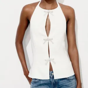 Zara JEWEL BOW‎ HALTER TOP Size XXL thumbnail 4