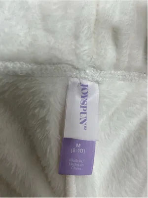 Womans Excellent Joyspun Lounge Pants White Medium Pullon thumbnail 3