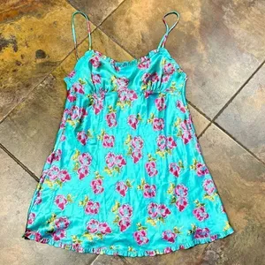 Victoria’s Secret Angels Floral Babydoll Adjustable Straps Nighty Medium thumbnail 3