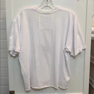 Aviator Nation White Tee with Black Bolt thumbnail 4