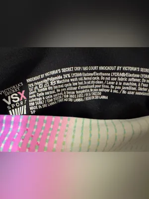 Victoria's Secret Set | NWOT Hot Pink Sports Bra & Geometric Crop Leggings (S) thumbnail 11