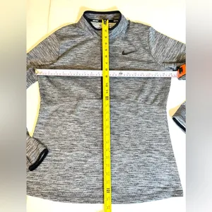 Nike Golf Dri-FIT Thermal Grid Quarter Zip Pullover Athleisure Large Gray thumbnail 10