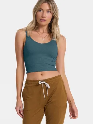 Vuori Womens Halo Performance Crop Tank Top thumbnail 5