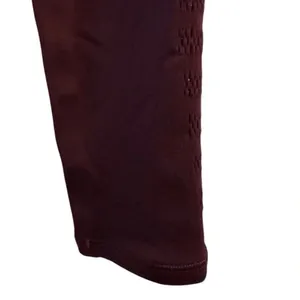 Lululemon High-Rise Reveal 7/8 Tight Leggings Dark Adobe Red Size 6 Yoga Running thumbnail 7