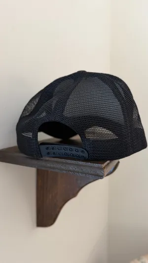 Feather trucker hat Black thumbnail 2