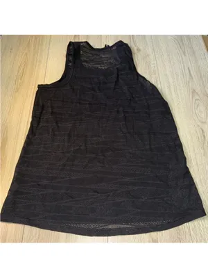 Victoria's Secret sport vsx Victoria sport Black Mesh tank top sleeveless shirt thumbnail 2