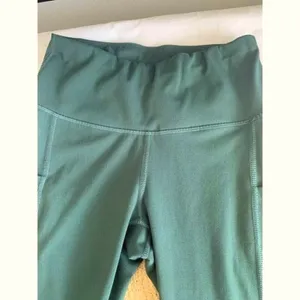 IUGA Yoga Green Butt Lift Leggings XSMALL High Waist Pockets thumbnail 11