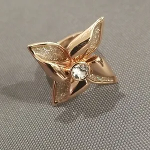 💕TED BAKER💕 Rose Gold Glitter Enamel Breeze Ring thumbnail 7