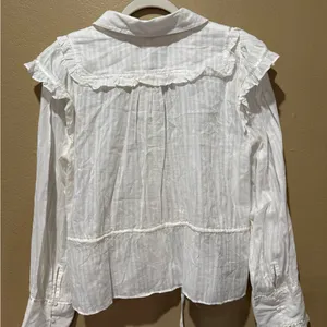 Free People Women’s White‎ Cotton Blouse thumbnail 4