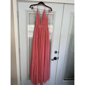Meghan LA Enchanted Garden Maxi Dress Buff PINK XL NWT‎ $476 thumbnail 6