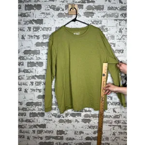 CARHARTT | women plus size green long sleeve top thumbnail 4