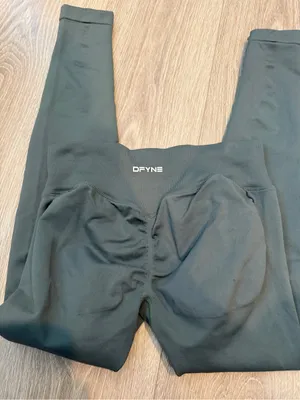 DFYNE Dynamic Leggings Steel Green Size Small Gray thumbnail 4
