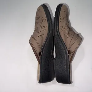 Fly Flot Anatomic‎ Wedge Shoes, Women 8-8.5, Leather, Slip-on Or Heel Strap thumbnail 7