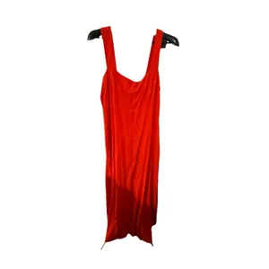 Vince Camuto Lobster Red Maxi Sun Dress Women's XL 56.5" Long New thumbnail 4