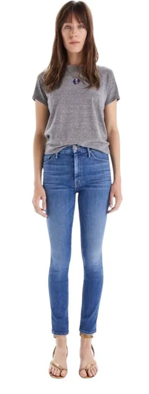 MOTHER Denim The High Waisted Double Looker Hover Jeans – First Mate – Size 26 thumbnail 1