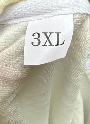 Pastel Patchwork Crewneck – Size 3X White thumbnail 3