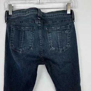 Rag & Bone Capri Jeans Steele Distressed Skinny Size 26 T1328 thumbnail 9