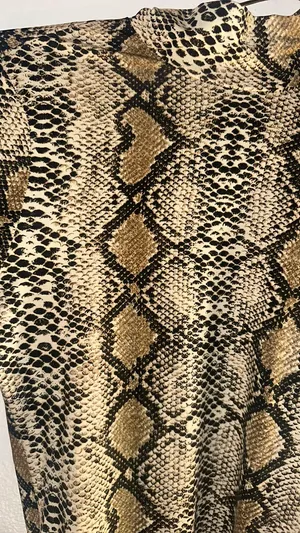 Anna Grace snakeskin top thumbnail 2