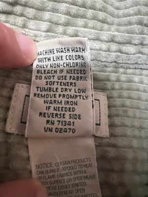 L.L. Bean Vintage Corduroy Shirt Jacket Sage Green Women's Medium Shacket thumbnail 3