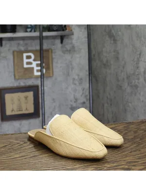 NWT Journee Collection Akza Slip-On Square Toe Mule Flats Beige Brown 7.5M thumbnail 2