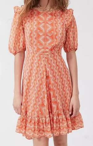 Urban Outfitters Wrighton Ruffle Mini Dress thumbnail 1