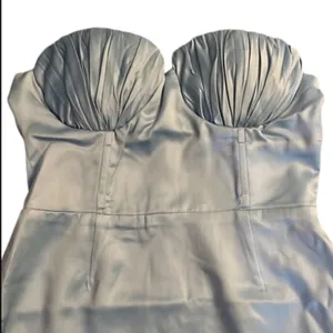naked wardrobe Clam Shell Sweetheart Sleeveless Dress - Icy Blue Size M thumbnail 3