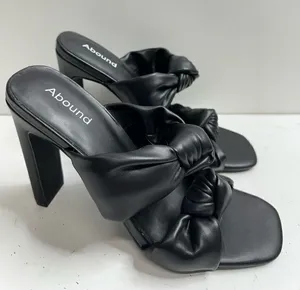 ABOUND Rainey Knotted Heeled Sandal‎ in Black Size 6 NWOT thumbnail 1
