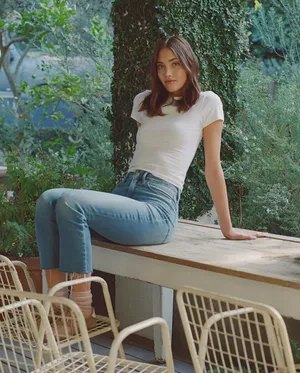 Good American Good Curve‎ Crop Slim Fit Jeans thumbnail 1