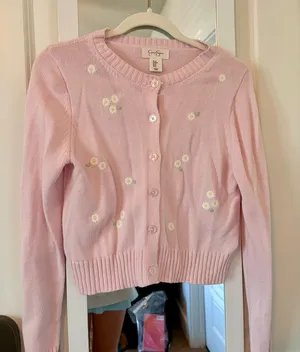 Floral Sweater Pink Size M thumbnail 1
