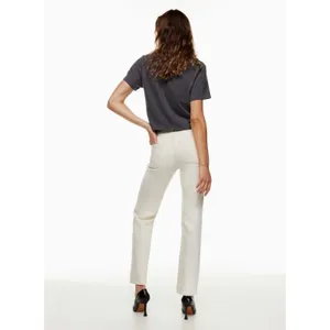 Aritzia Denim Forum The Joni High Rise Loose Jeans 24 White Ecru Straight Leg thumbnail 2