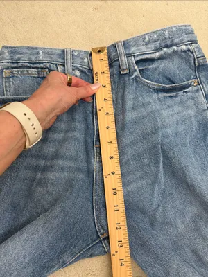 Madewell The Mom Jeans in Foster Wash High Rise Slightly Distressed Size 26 thumbnail 13