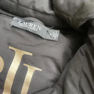 Lauren Ralph Lauren Womens Black Quilted Puffer Jacket BLACK LABEL Hood Size M thumbnail 6