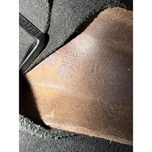 BIRKENSTOCK ARIZONA BLACK SUEDE 2 Buckle Sz 38 US L 8 C thumbnail 3