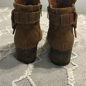 Born Brown Ankle Booties with Buckle Size 8 thumbnail 5