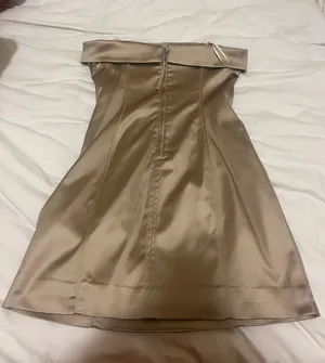 Aritzia Shimmer Satin Tube Dress thumbnail 3