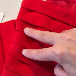Rachel Roy RSVP Lipstick Red Pleated Strapless Mini Dress Size 8‎ thumbnail 11