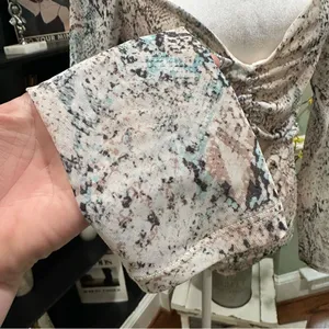 AFRM X Nordstrom Snake Skin Print Cut Out Bodysuit Size M thumbnail 5