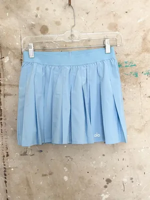 Alo Yoga Varsity Tennis Skirt, Blue Skies thumbnail 2